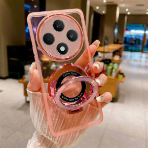 Casing For OPPO Reno 12 F OPPOReno12F 12F 5G Square Plated support Phone Case Fashion Couple Soft Shockproof Came Lens Protection Casing Back Cover