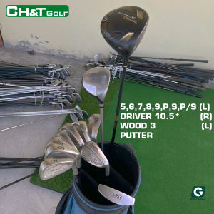 Bộ gậy golf nữ số 1 11 cây Driver 10.5* gỗ 3 Putter sắt 5-9PSP/S Flex L chất lượng tốt