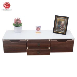DEcTionS Meja Nakas Gantung/Bedside Table 4 Laci 80x25cm Meja Tempel Dinding Samping Kamar Minimalis