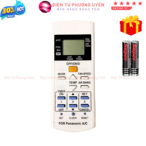 Điều khiển điều hoà PANASONIC 1 chiều remote máy lạnh PANASONIC - tặng kèm pin