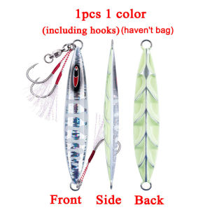 Goture Metal Slow Jigs Fishing Lure Large Metal Shore Cast Jig Quality Salt Water Fishing Lures With Bag
