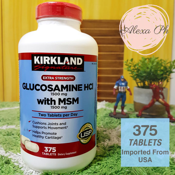 (EXPIRATION AUGUST 2026) Kirkland Signature Glucosamine with MSM, 1500