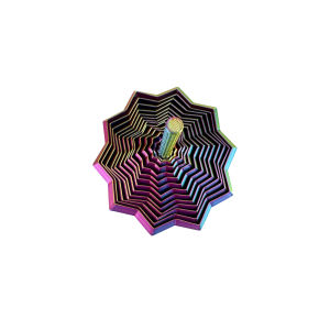3D Printing Expanded Sensory Fidget Star Model Visual Illusion Hexagon Whirling Spiral Ornaments Stress Relief Toy