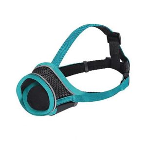PETPARADIS Breathable Dog Mouth Cover Comfortable Adjustable Dog Muzzle Cover Dog Accessories Nylon Reflective Mouth Cover For Anti-chewing