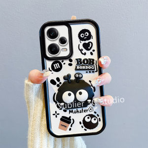 Phone Case Redmi 12 12C Redmi Note 12 Pro+ Plus 5G 4G Casing New Design Cute 3D Cartoon Doll Bear Dog Kuromi Lens Protection Soft Cover with Short Lanyard 2024