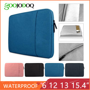 เคส GOOJODOQ กันกระแทกกระเป๋าถือใส่แท็บเล็ตได้กระเป๋าใส่แท็บเบล็ตเคสสำหรับไอแพด Gen7 Gen8 10.2 Air4 10.9 Pro 11 2020 2019 2018 2017 9.7โน้ตบุ๊ค Macbook กระเป๋า