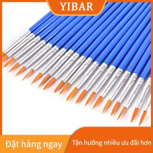 YIBAR 10Pcs Nylon Tóc Nghệ Sĩ Sơn Bàn Chải Acrylic Màu Nước Vòng Tốt Tay Điểm Tip 10 x Vòng nhọn tip Nylon tóc nghệ sĩ Sơn bàn chải màu nước sơn bút 10pcs vòng nhọn tip Nylon tóc nghệ sĩ Sơn bàn chải màu nước sơn bút N/A N/A N/A