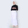 Rok Span Hitam Panjang Scuba Murah Kekinian ukuran L-XL-XXL. 
