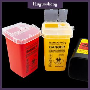 [huguosheng] 1L Plastic Sharp Container Waste Box Biohazard Tattoo Waste Needle Accessories