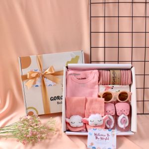 Hampers Newborn Set PREMIUM - Baby Hampers Premium Kado New Born Set Pakaian Bayi Paket Hampers Bayi GORGIEBABY