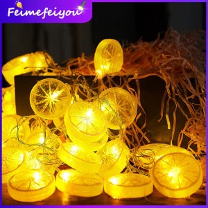 10M LED lemon light strip fairy string fruit lights flashing light for room decoration 6M 3M 1.5M usb plug AA battery operated 220V EU plug 8 work modes