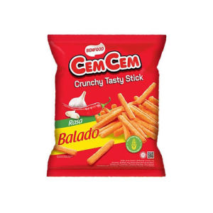 Camilan Snack Makanan Ringan Crunchy Tasty Cem Cem Pilus Ayam Bawang Balado Keju 60 Gram Corn Stick Balado Keju Ayam Bawang Pop Cornz Chocolate Caramels