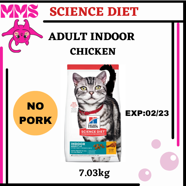 Hill's Science Diet Indoor Adult dry cat food > Indoor Cat Makanan