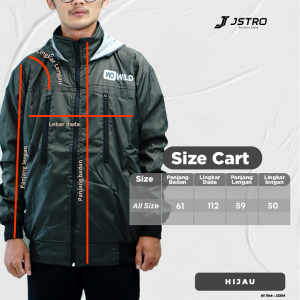Jstro Jaket Krah Parasit Hijau Lumut