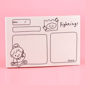 Zaman Now - Sticky Notes Motif Kartun Lucu / Sticky To Do List Kartun / Memo Tempel Kartun