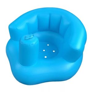 Baby Inflatable Sofa Yellow Duck Sofa Infant Chair Portable Baby Bath Toys Learning Seat for Kids