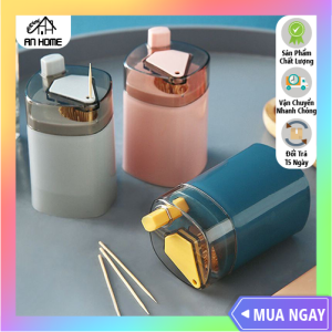 Hộp Đựng Tăm Xỉa Răng Thông Minh ANHOME Có Nút Nhấn Tự Động Tiện Lợi