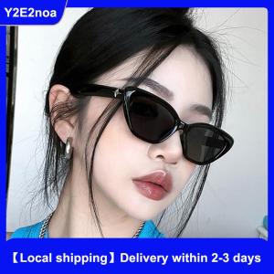 【Local shipping】 New Fashion Retro Small Oval Frame Macaron Pattern Tendy Sunglasses Women Men Vintage