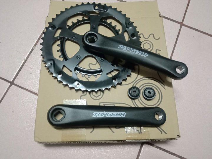 Top Gear Chain Wheel/Crank for Road Bike 2x 50x34 Teeth