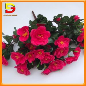 Hoa Lụa Cành Hoa Đỗ Quyên Nhiều Màu Sắc Trang Trí Cắm Bình Lọ Hoa Để Bàn Kệ Tủ Giá Sách DGH-426
