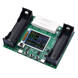 LITUILI Kỹ thuật số Màn hình LCD Máy kiểm tra điện trở trong Pin Lithium MAh Màn hình Pin Máy kiểm tra pin 18650 Mô-đun Kiểm tra dung lượng pin Máy dò năng lượng pin