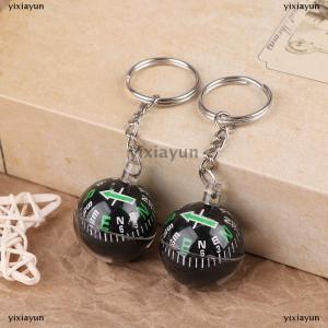 [COD] yixiayun 2pcs Portable Lightweight Emergency Compass Outdoor Survival Keychain Ball Compass Tool Navigation Wild Tool For Hiking Camping