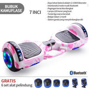 Terbaru Smart Balance Wheel / Hoverboard 7Inch KL047 Smart Balance Wheel LED Light Self Balancing 2 Wheel Scooter with Bluetooth Speaker Hoverboard — Classiccollection