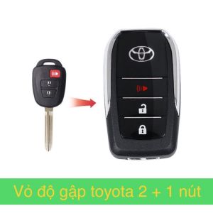 TOYOTA key case 2 3 INCLUDE buttons (2015 and later) Innova Fortuner Vios Yaris Corolla Altis Camry