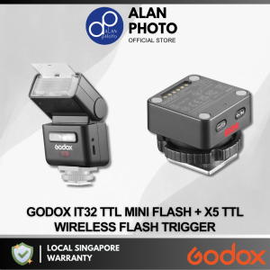 Godox iT32 Mini Flash and X5 TTL Wireless Flash Trigger