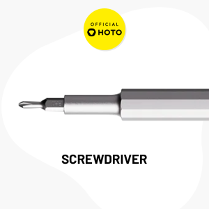 HOTO Pocket Precision Screwdriver SE – 5-in-1 Magnetic Storage Aluminum Body Ultra-Light 18g