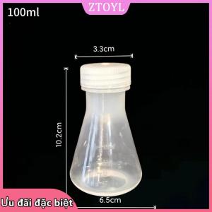 🎀ZTOYL✨ 50ml đến 1000ml phòng thí nghiệm nhựa erlenmeyer Flask hình nón container chai với nắp vặn cho phòng thí nghiệm thí nghiệm