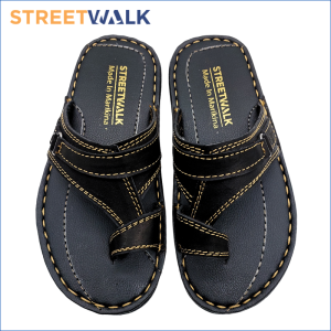 Streetwalk Footwear BIG SIZE Leather Slippers for Men Marikina Made Leather Sandals for Male Sandals na Gawang Marikina Nakatahi One Finger Style Leather Sandals for Men Hand-Made Balat Sandals for Men One Finger Sandals for Men (code:MS-Rev)