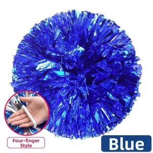 WENYOU 28cm Kids Game Pom Poms Multicolors PET Cheap Practical Cheerleading Come On Props Sports Match Vocal Ball Club Supplies