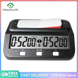 Board Game Stopwatch Professional Stopwatch Board Clock Plastic Battery Powered Multifunctional Lightweight for Family Personal Use