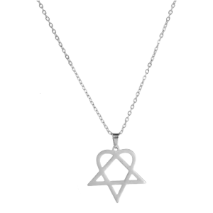 Wholesale Geometric Asymmetrical Star Necklace Stainless Steel Gold Tone For Casual Or Formal Occasions