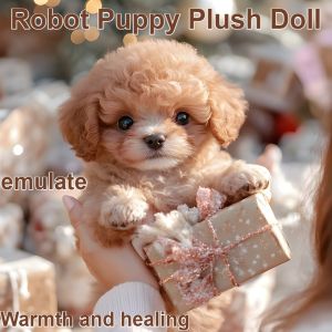 Plush Simulation Dog That Can Bark and Walk Puppy Doll Electric Childrens Boy and Girl Pet Bichon Frise Dog Toy Doll毛绒仿真狗