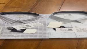 Áo sơ mi dài tay Aristino ALS06702 kẻ xám dáng regular fit sợi tre