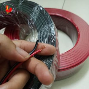 Dây điện đôi 2 lõi đỏ đen mềm 22AWG
