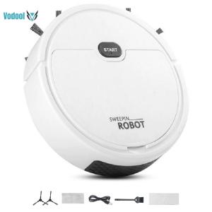 Robot Vacuum and Mop Combo Ultra-Thin Cordless Robot Vacuum Smart Navigation Low Noise for Pet Owner Small Apartment Dorm Room [Vodool Official Center]