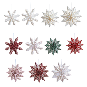 Decorative Snowflake Christmas Decorations Waterproof Hanging Pendant for Indoor Displays Festival Accessory