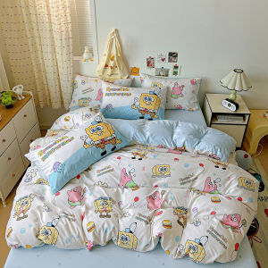 Premium Fittedsheet Bedsheet Set Kitty Cinnamoroll Bed Protector Single/Queen/King Fitted Sheet Sets