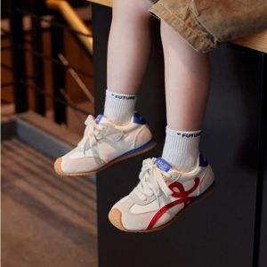Childrens Shoes 2026 Spring Autumn New Edition Forrest Gump Shoes Soft Soled Boys Sports Casual Shoes Girls Running Shoes