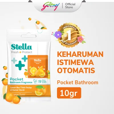 Stella Pocket Bathroom Orange Twist 10gr - Pengharum Kamar Mandi