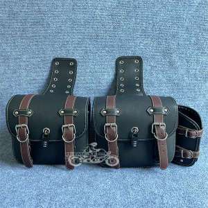 Cặp Túi Da Treo Hông Xe Motor Xe Máy Có Khoá 27cm