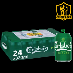 Carlsberg Danish Pilsner Beer Can 24 x 320ml (BBD: 02/2027)