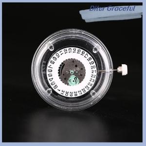 Ditur 1pc Replacement Quartz Round Watch Movement Date Display Watch Repair Tool Kit