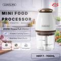 Luna Life Blender Kapsul Mini - LunaLife Mini Chopper Portable Food Processor 700ml MFP-7 / MFP7. 