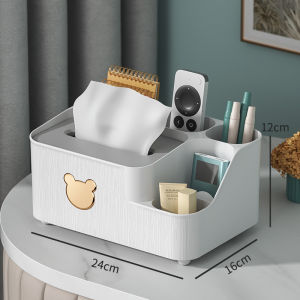 [Loveme258]Desktop tissue box Living room Dining room Bedroom Tissue box Storage box Mask box收纳盒纸巾盒口罩盒