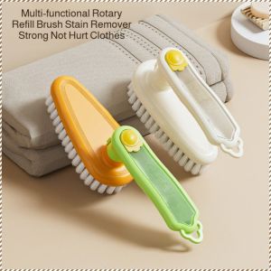Shoe Brush Use Tilted Extension Handle Shoe Brush Encrypted Without Hurting Shoes Dense Bristles