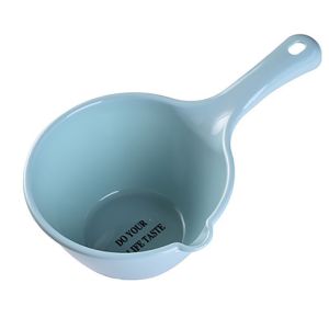 Transparent Water Dipper Plastic Clear Tabo Aesthetic Scooper Bathroom Toilet Dip Buckets